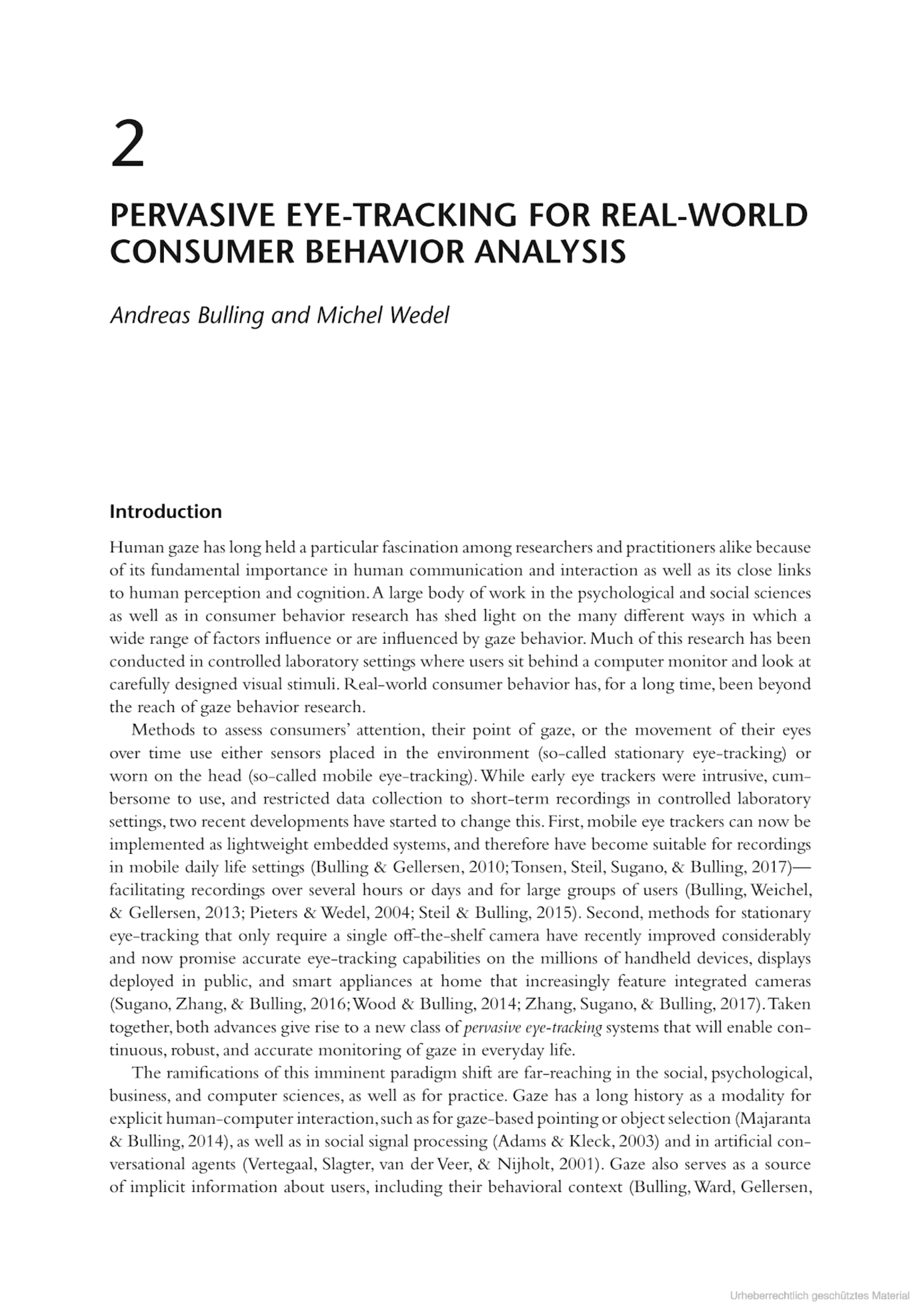 Pervasive Eye Tracking for Real-World Consumer Behavior Analysis